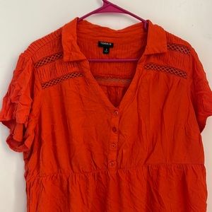 Torrid size 1 red blouse